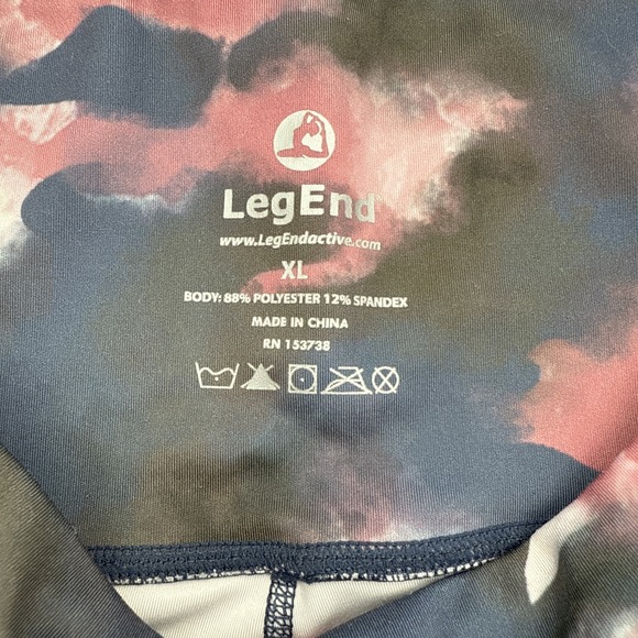 LegEnd Womens Bike Shorts Size XL multicolor polyester and spandex - Picture 4 of 7